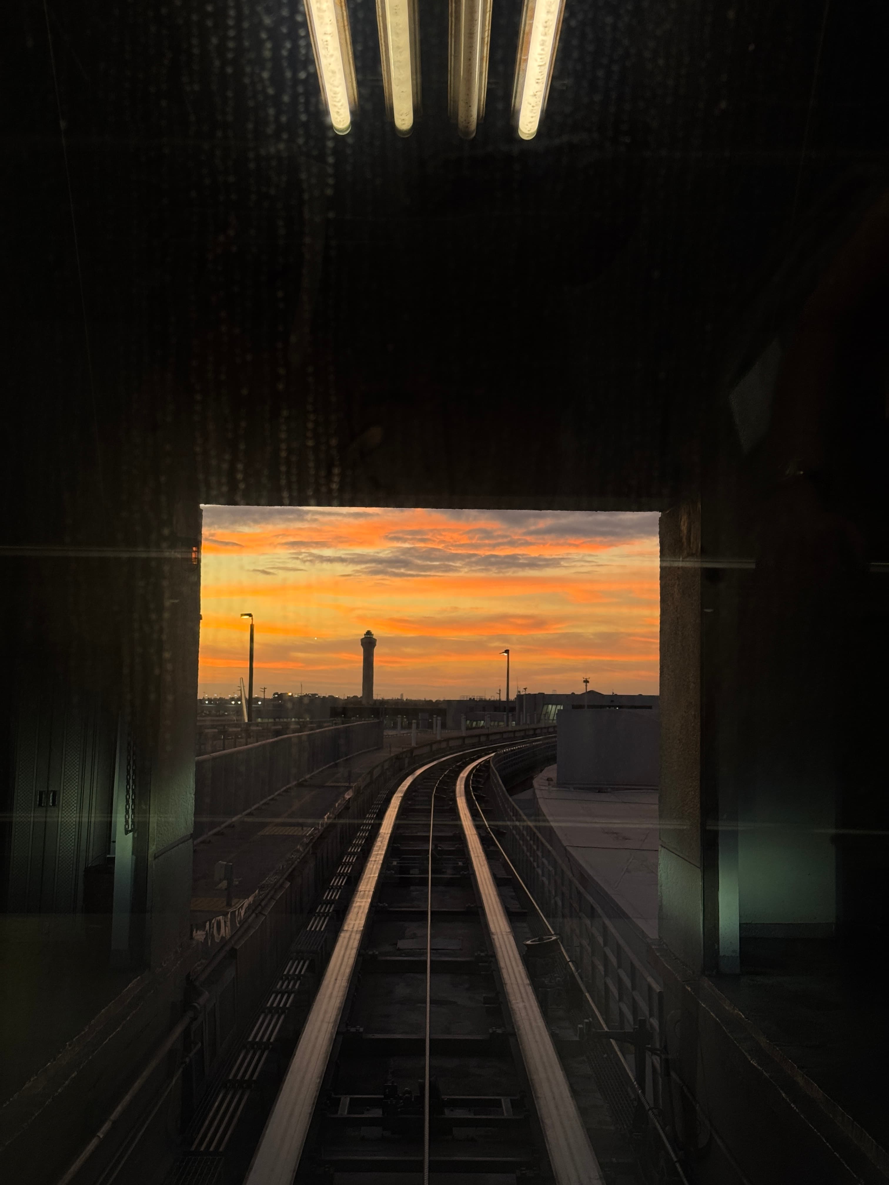 Miami Airport Sunset