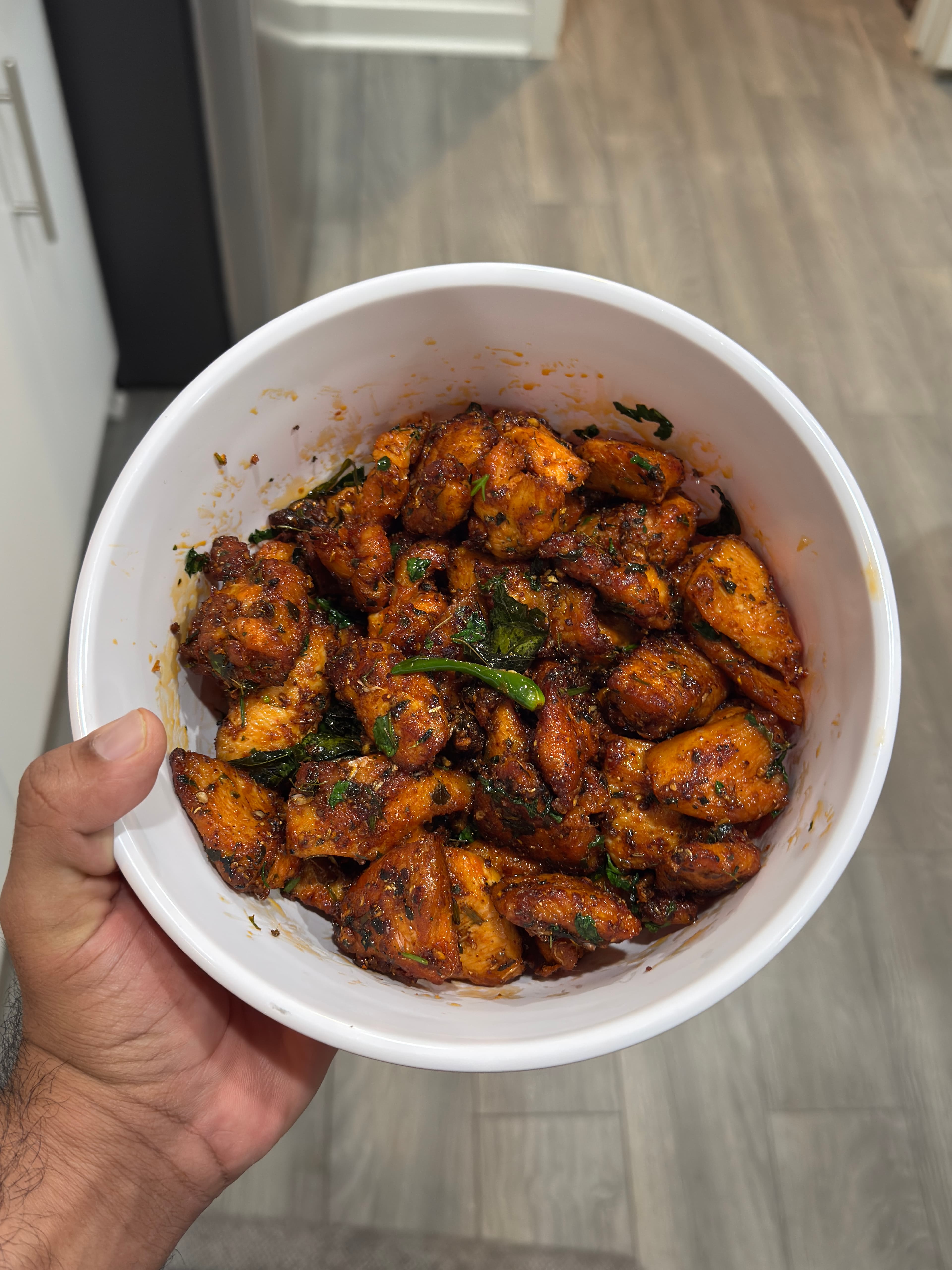 Andhra Garlic Chicken